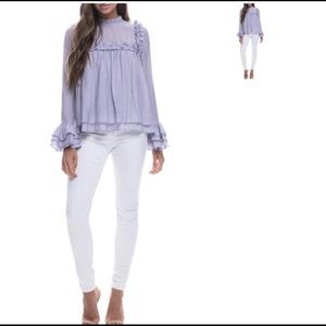 NWOT Lavender blouse